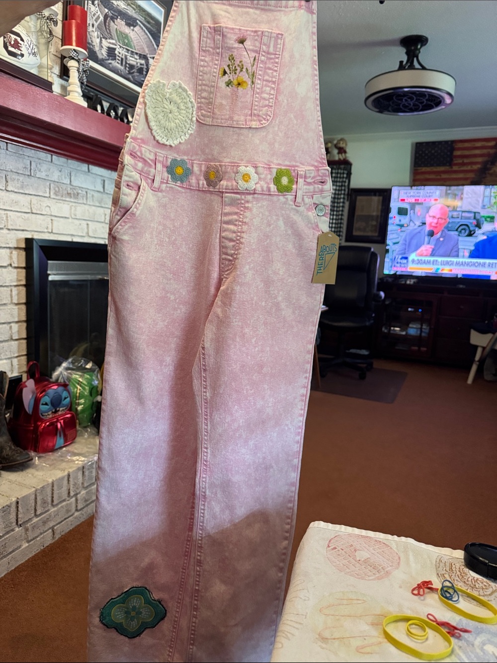 These Overalls have been up-cycled by myself!